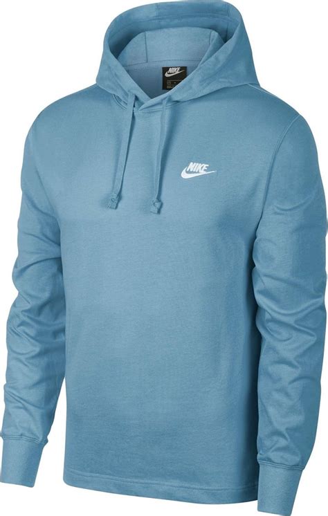 licht blauwe nike trui|Blauwe hoodies en sweatshirts voor heren .